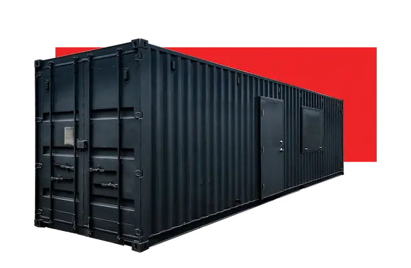 Mobile dishwashing container