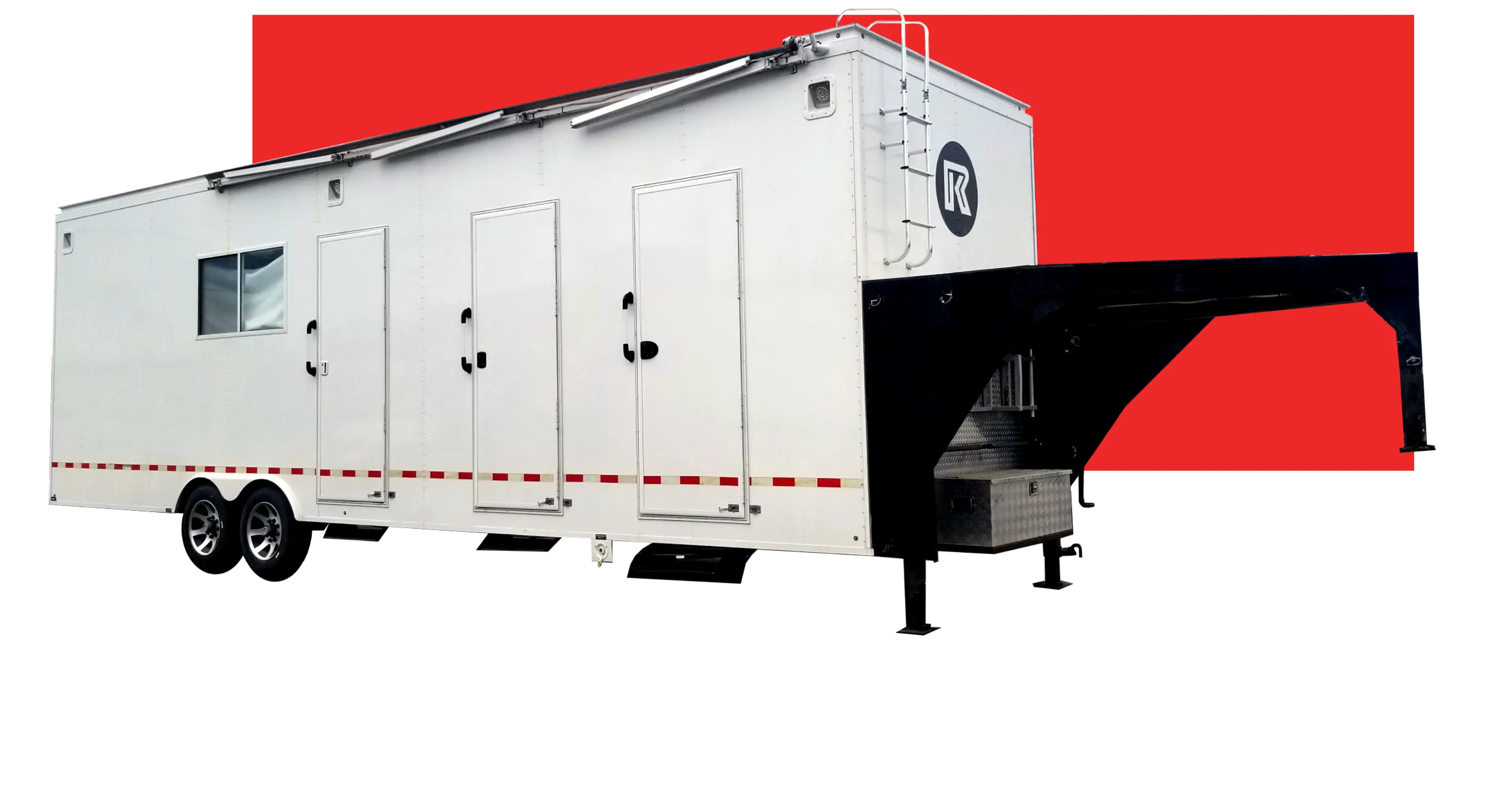 Mobile Command Centers by RKSMS for managing large disaster relief projects.